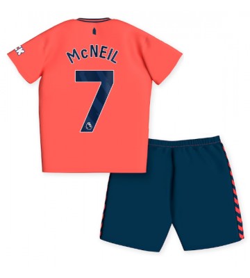 Maillot de foot Everton Dwight McNeil #7 Extérieur enfant 2023-24 Manches Courte (+ pantalon court)